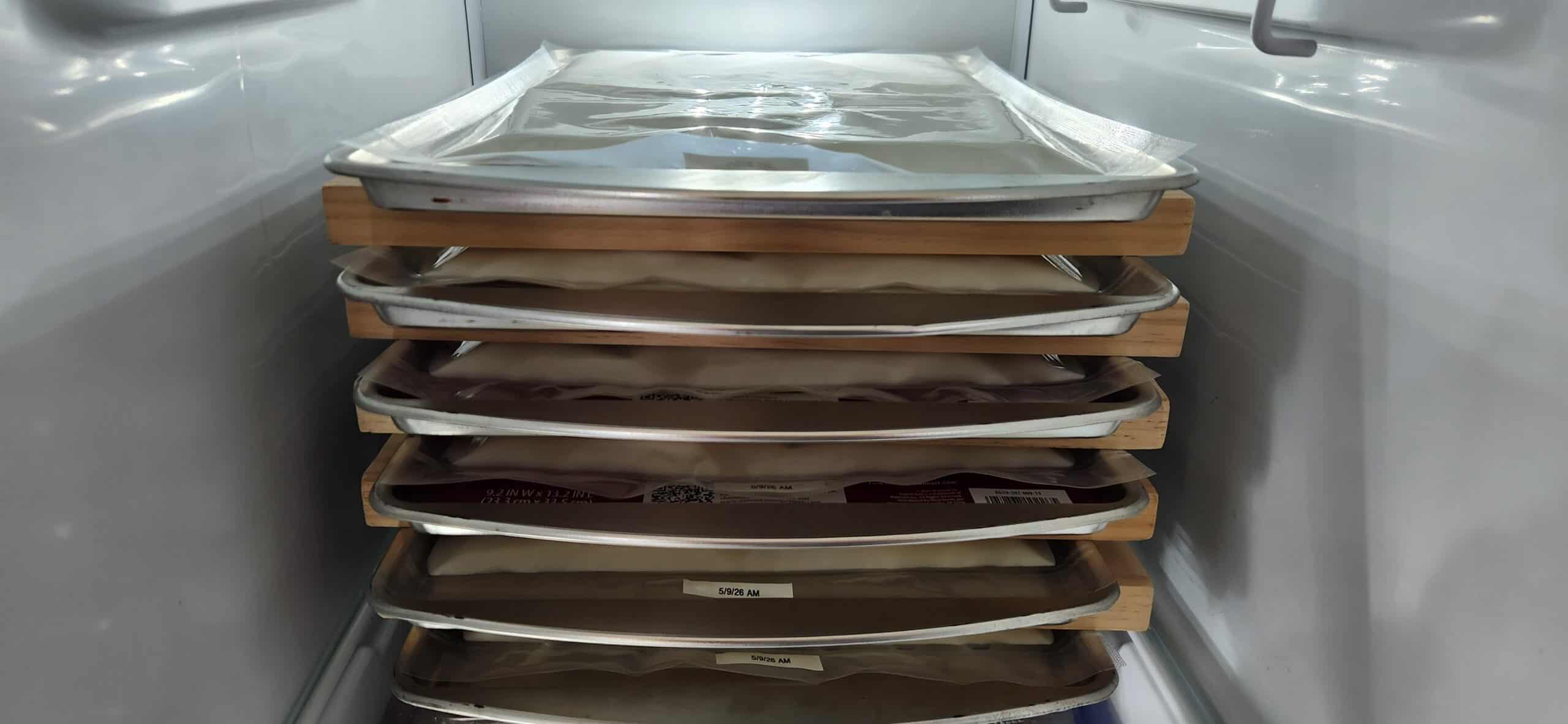 how to freeze raw goat milk in stacks